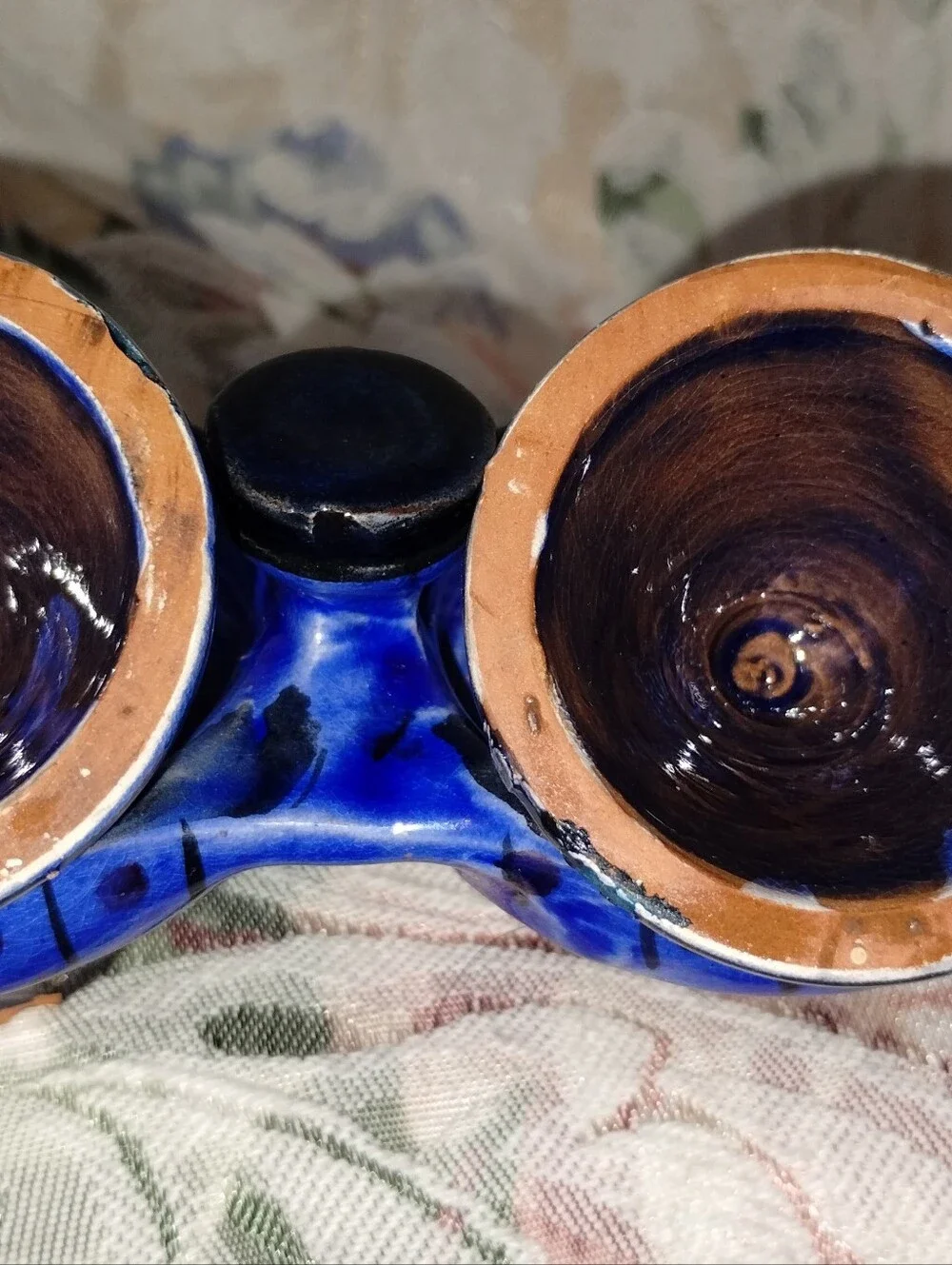 Moroccan  Ceramic Salt, Pepper , Spice Holder -